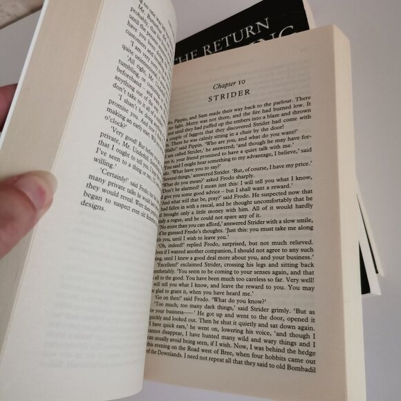 Lord of the Rings Paperback Set of 3 Whole Trilogy J.R.R. Tolkien Classics - Picture 5 of 8